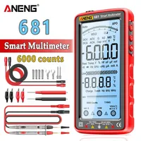 ANENG 681 Non-contact Voltage Tester AC/DC Rechargable Digital Professional MultimeterVoltage Meter LCD Screen Current Tester