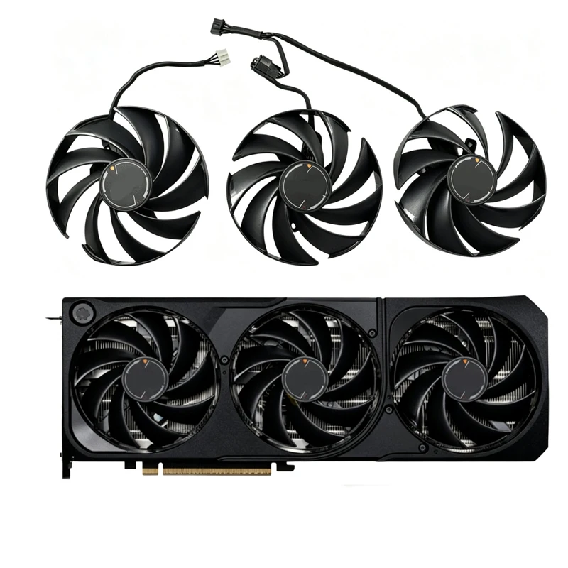 Compatible MSI RTX5070ti 5080 SHADOW 3X Graphics Card Fan PLD09210S12HH, Replacement Cooling Fan for Gaming Video Card