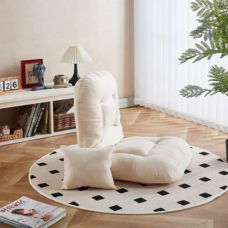 Lazy Sofa Recliner Kennel Single Backrest Chair Leisure Bedroom Tatami Folding Seat Bed Bay Window Balcony Living Room Sofas