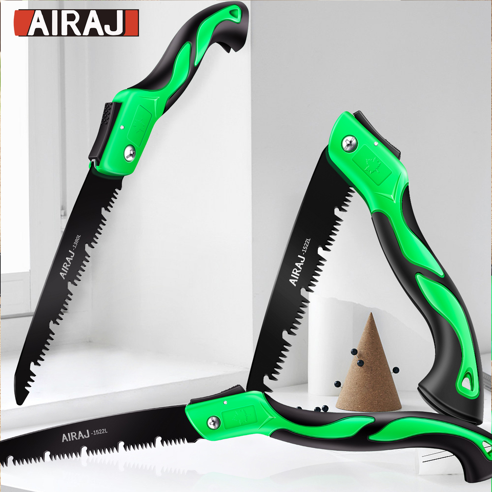  AIRAJ Multifunctional Folding Saw Steel Sharp And Wear-Resistant Portable Household Hand Saw Woodworking Saw 