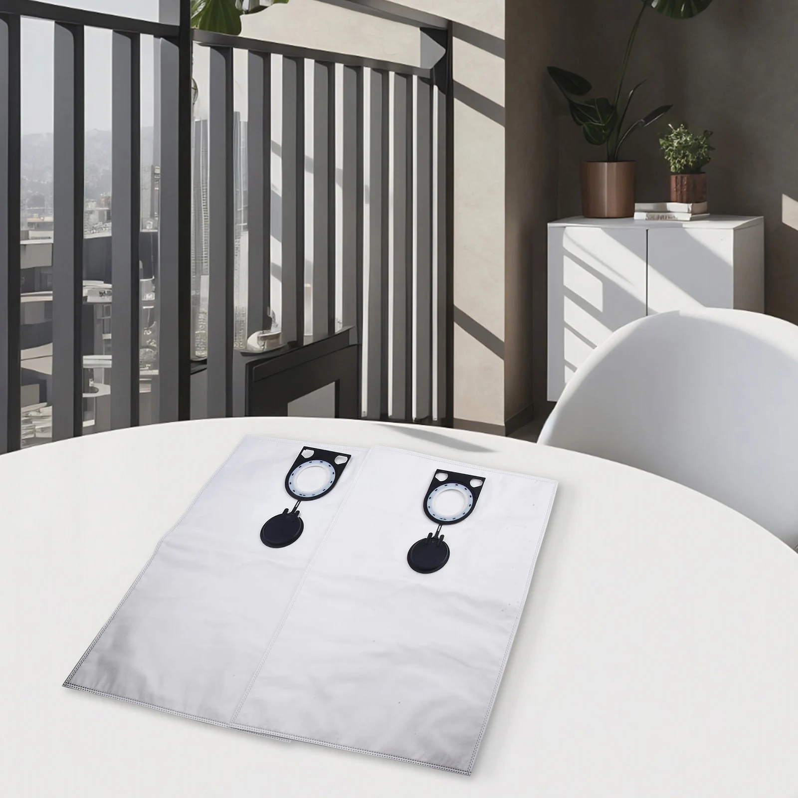 Replacement Microfiber Filter Bags for L-1625 Vacuum Cleaners 5 Piece Set with 4-Layer Filtration and Washable Design