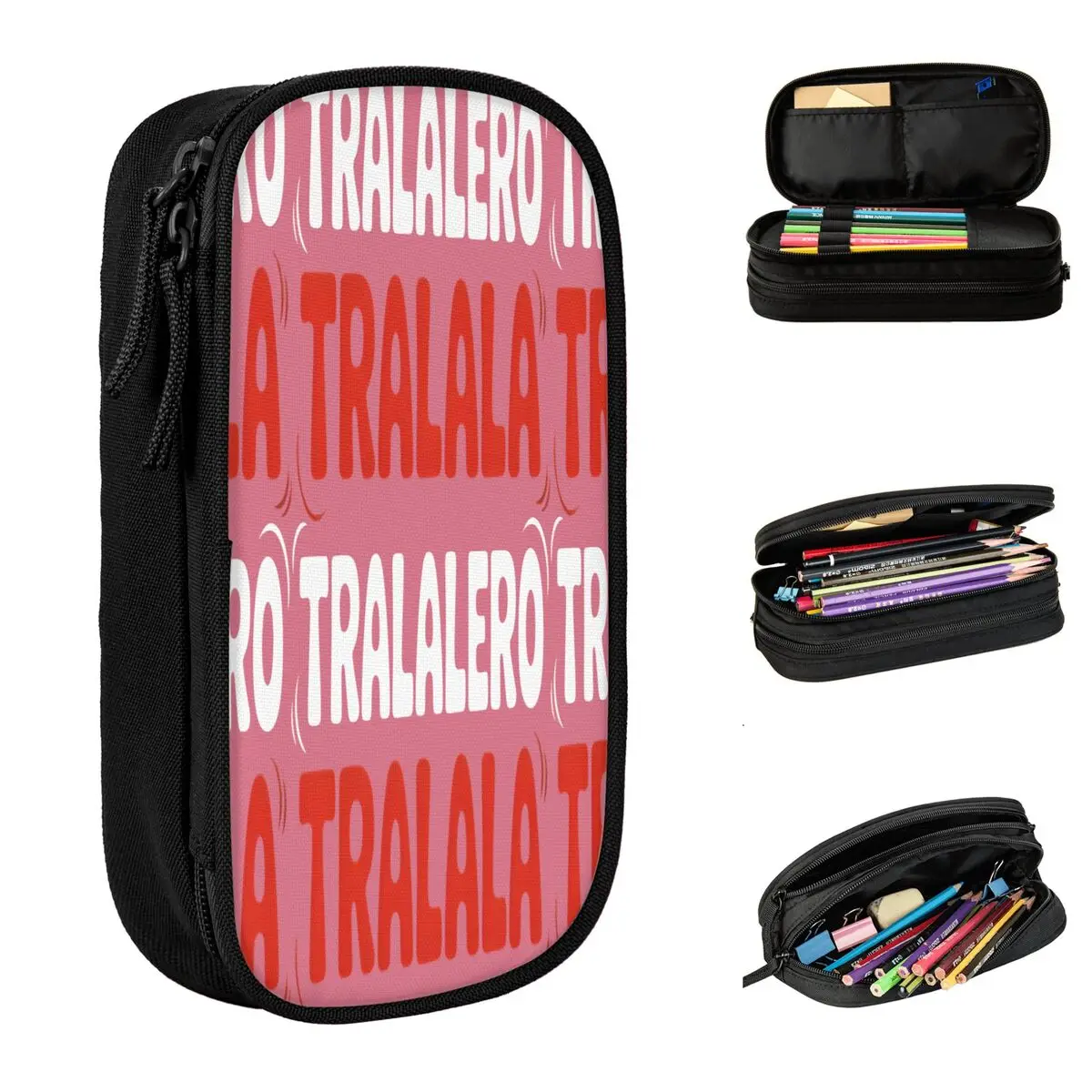 

Tralalero Tralala пенал итальянский Brainrot студенты эстетический пенал графический школьный пенал органайзер для канцелярских принадлежностей