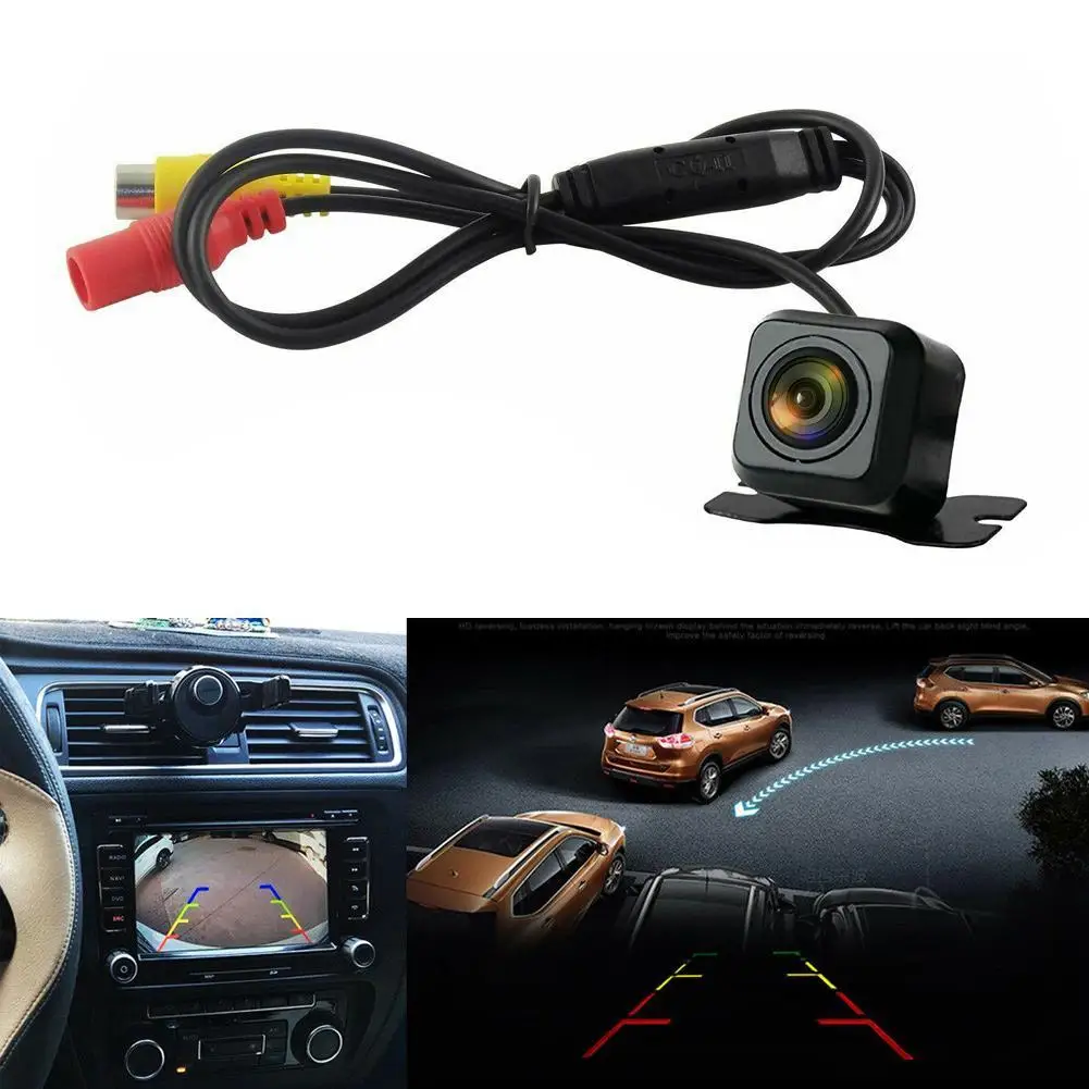 Car Rear View Camera Universal HD Night Vision Backup 170 Image HD Parking Reverse Color Camera Waterproof IP68 Wide Angle E1W2