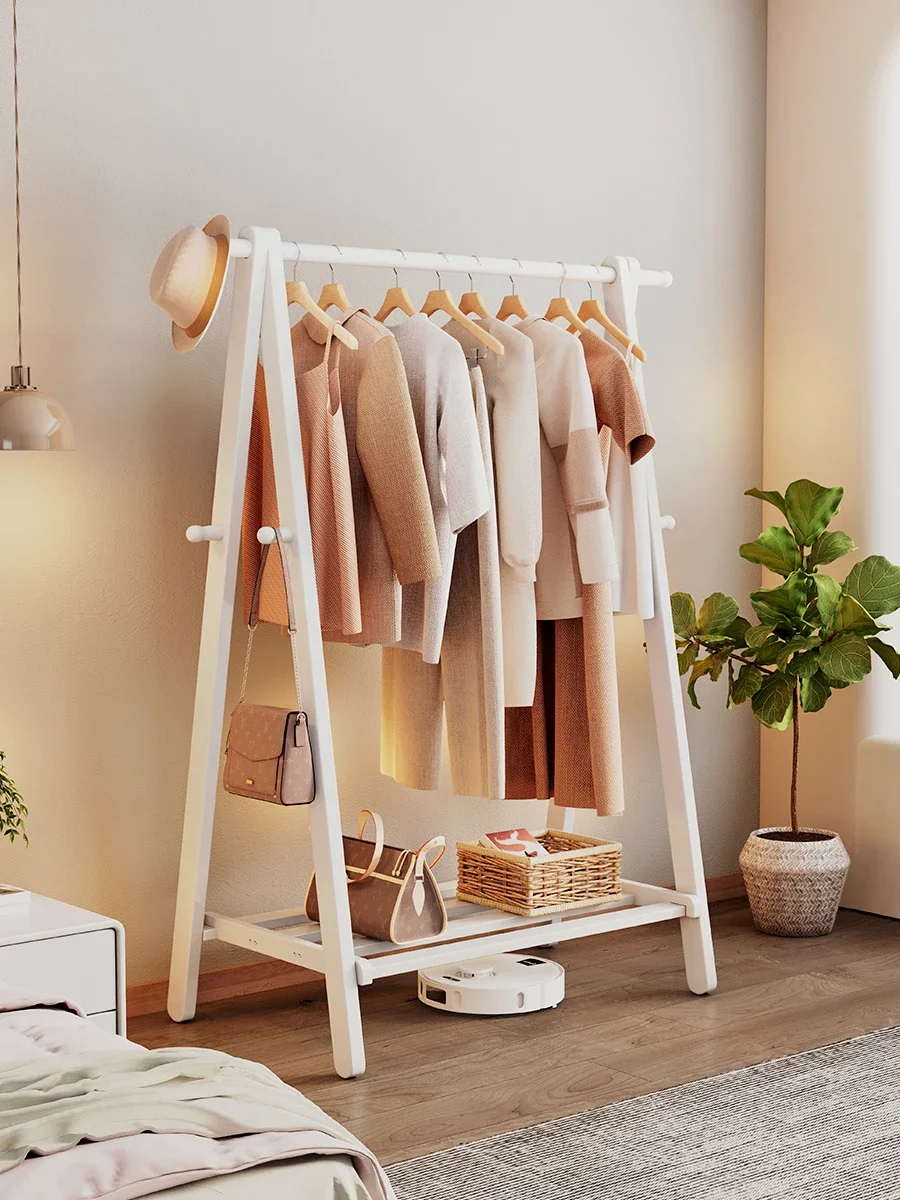 Fashion Floor-to-ceiling Household Hanger, Bedroom Room Drying Clothes Rack, Living Room Indoor Simple Vertical Pole