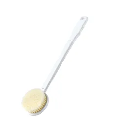 Long Handle Bath Brush Soft Hair Bath Brush Back Ball Brush Bathroom Body Brushes Mud Back Scrubber Shower Massage Brush