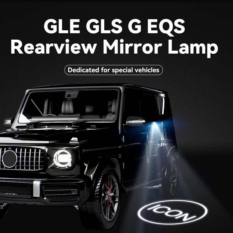 For Mercedes-Benz GLE GLS GLE53 GLE43 G63 G500 G Class W464 W167 2020-2023 Ambient Light LED Rearview Mirror Carpet Lamp