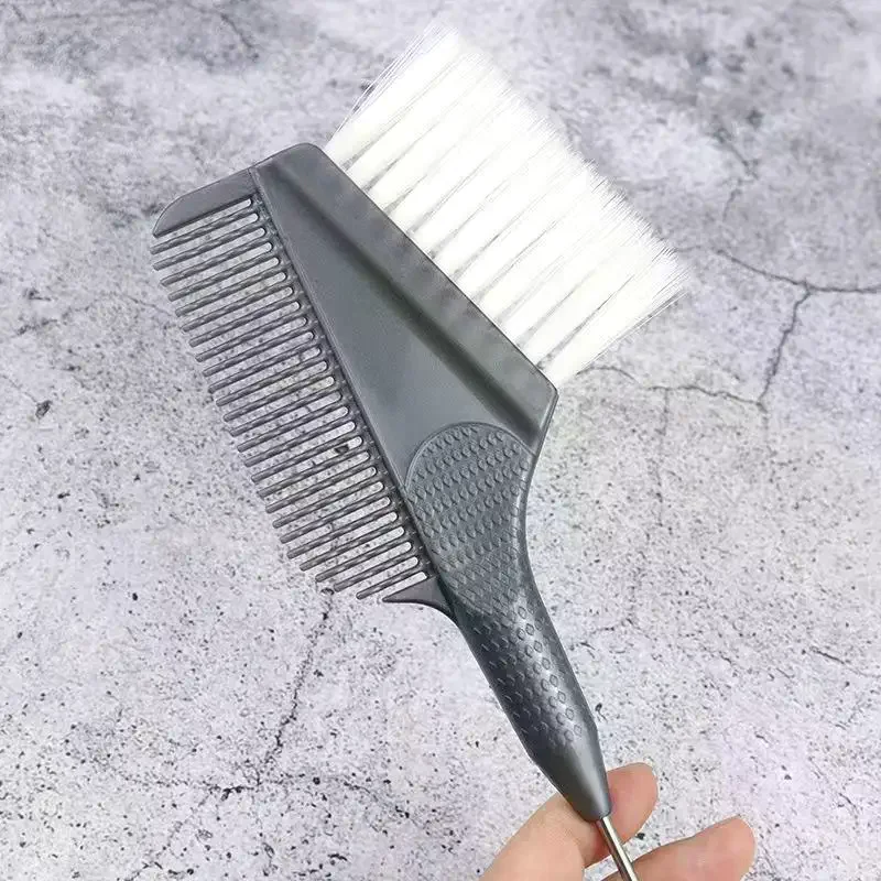 /Kuz/Dual-Sided Design Hair Coloring Brushs Even Color Application Hair Tint Brush Rat Tail Comb Salon Use 1PC Professional