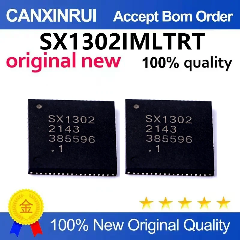 （5pcs-100pcs）Original genuine SX1302IMLTRT SX1302 direct shooting QFN68 RF transceiver IC chip