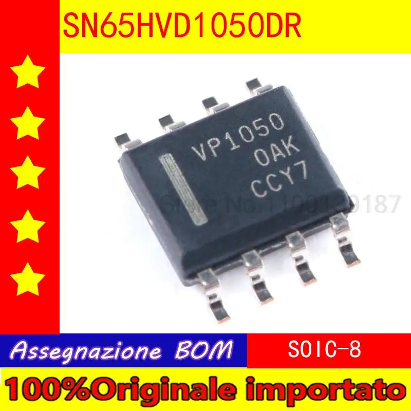 5pcs/lot  New original SN65HVD1050DR SOIC - 8 high-speed CAN transceiver chip