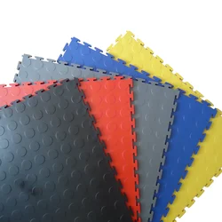 Anti Slip PP Plastic Garage Floor Mat, PVC Garage Interlocking Tiles, OEM Accept, 40x40x0.5cm, Manufacturer from China