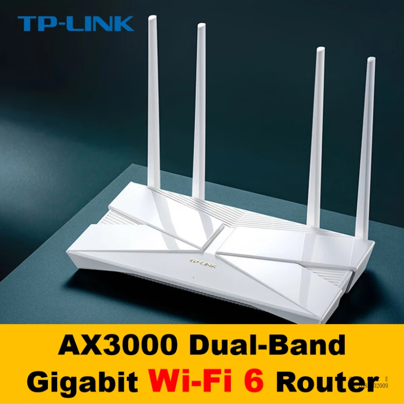 

TP-LINK AX3000 Dual-band Gigabit Wi-Fi 6 Wireless Router, 4*10/100/1000Mbps Adaptive WAN/LAN Ports, Mesh Networking, TL-XDR3010