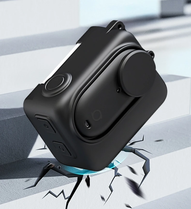 Аксессуары для Insta360 GO 3S GO3S, мягкий чехол + крышка объектива, резиновая силиконовая силикагелевая защита корпуса для Insta 360 go3S