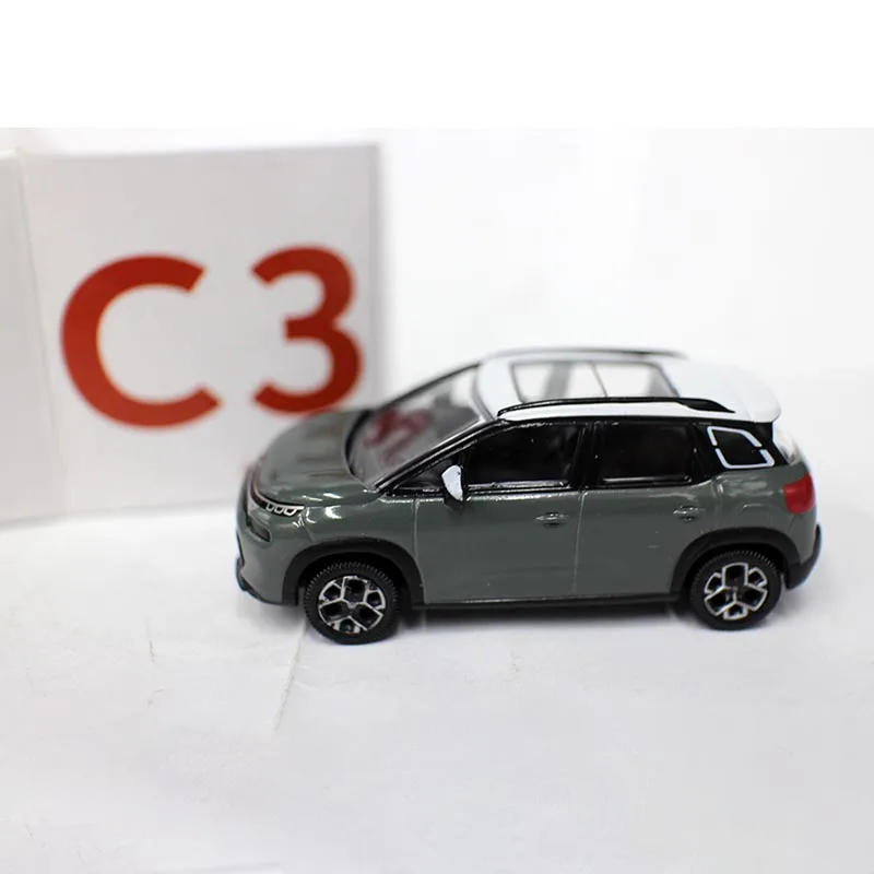 1:64 Scale Citroen C3 2021 Alloy Car Model