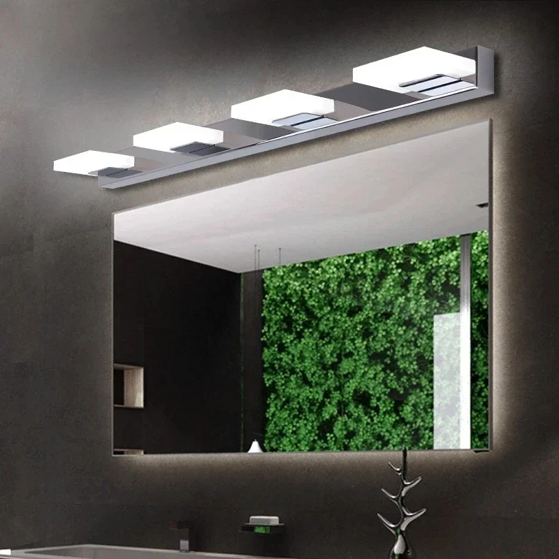 LED vanity lighting led mirror light L35/45/60cm modern cosmetic acrylic wall lamp waterproof bathroom lighting sconces