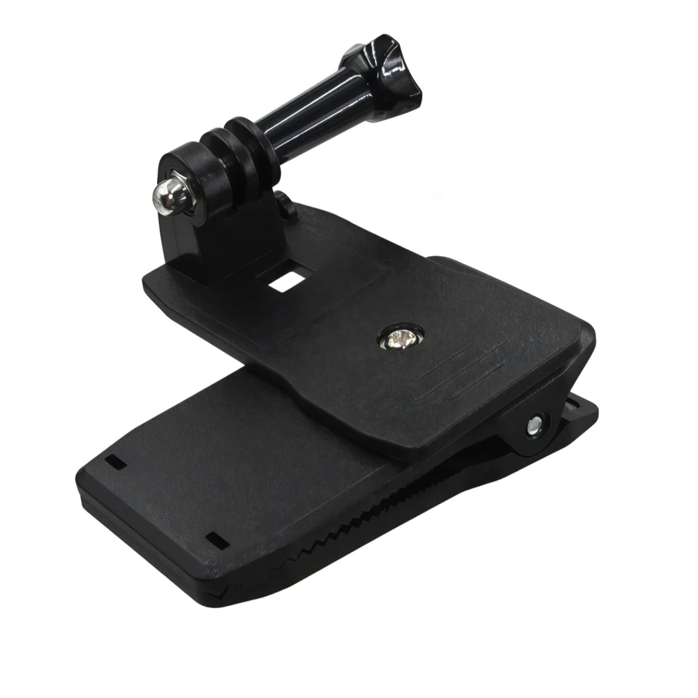 Klips do mocowania na pasek plecaka z obrotem 360 stopni, uchwyt na kapelusz, zacisk na pasek do DJI Action 6 5Pro 4 Gopro Hero 13 12 11 10 9, akcesoria do kamer — zdjęcie 4