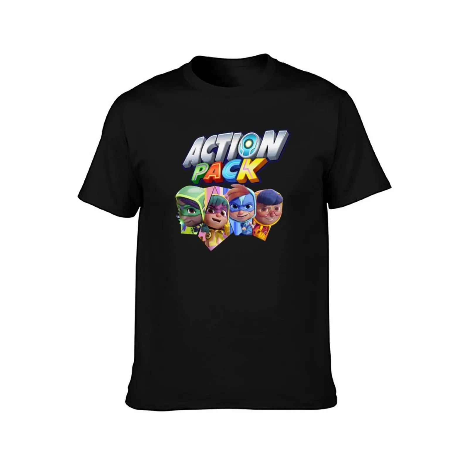 Action Pack Netflix - Action Pack Design T-Shirt Comfort Stretch Tee Shirt T-Shirt