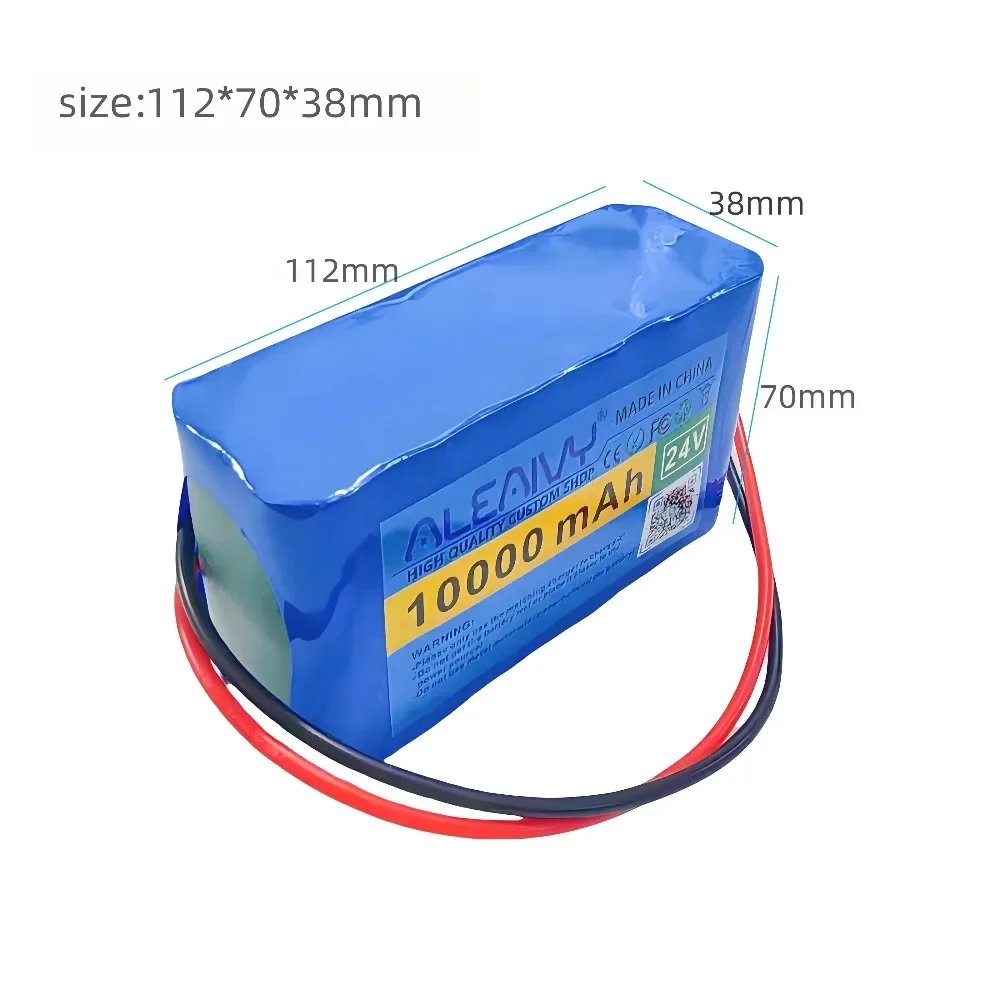 24V 6s2p 1000mAh 18650 built-in lithium battery pack with BMS, 25.2v 1000mAh small bicycle/wheelchair/scooter tool battery