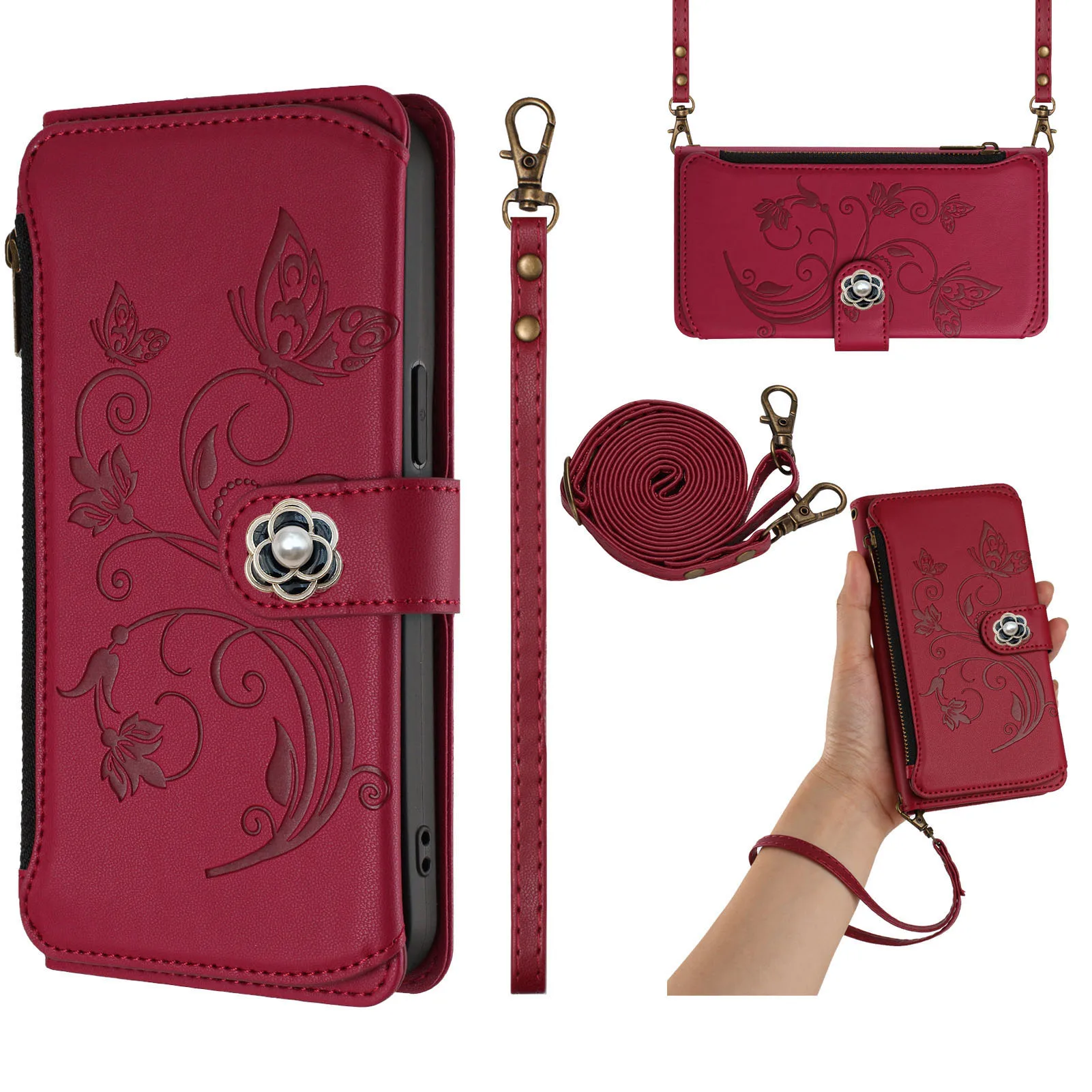 Crossbody Zipper Wa… - image