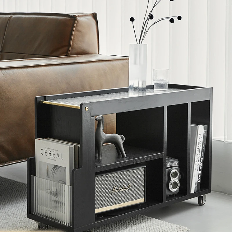 

Modern minimalist sofa tea by the side of the cabinet a few trolleys light luxury wind living room bedside table movable storage