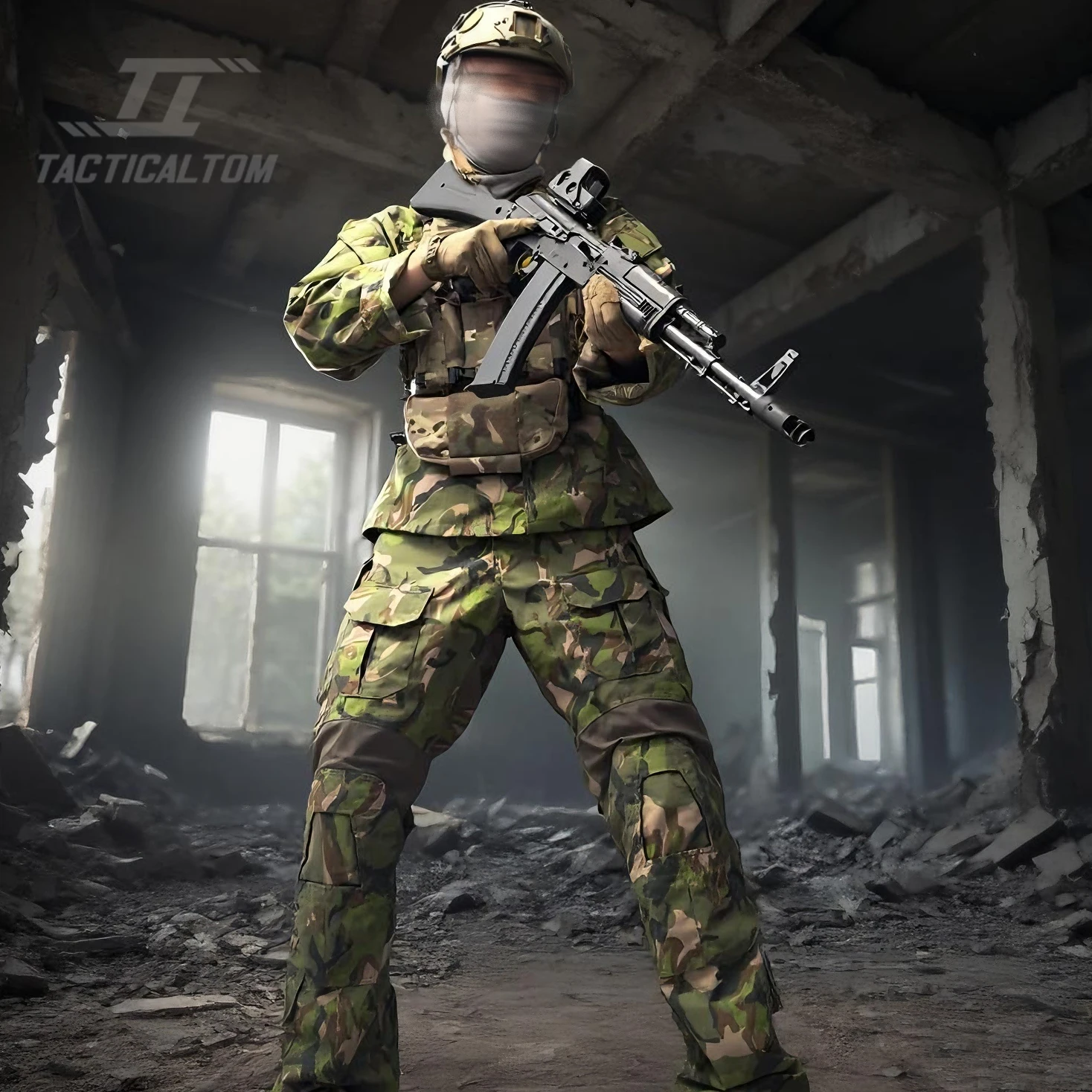 Tactical Tom GEN3 outdoor sports combat suit, G3 tactical pants, tear resistant and wear-resistant suit, Big Five Leaf Field