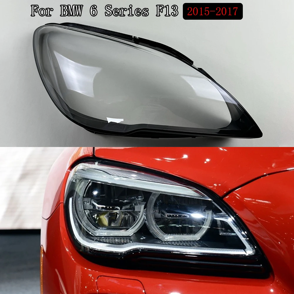 

For BMW 6 Series F13 2015 2016 2017 Car Accessories Headlamp Cover Transparent Headlight Shell Lens Plexiglass