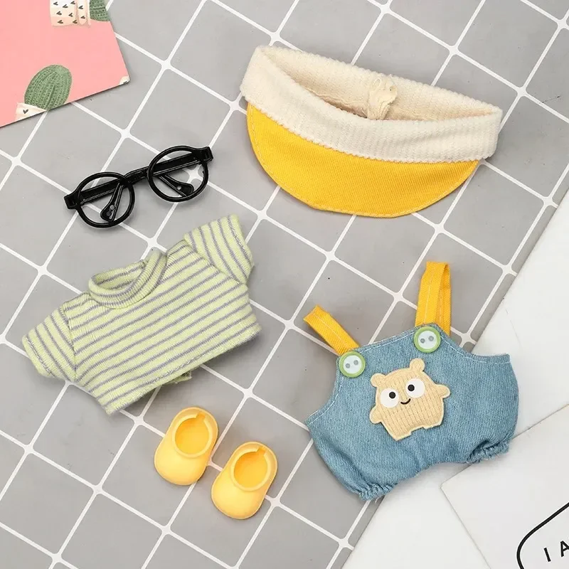 

Лидер продаж 15-17 см кукла Лабу, одежда, модная толстовка, аксессуары для кукол, милые украшения, мини-одежда, сделай сам, одинаковые подсолнухи