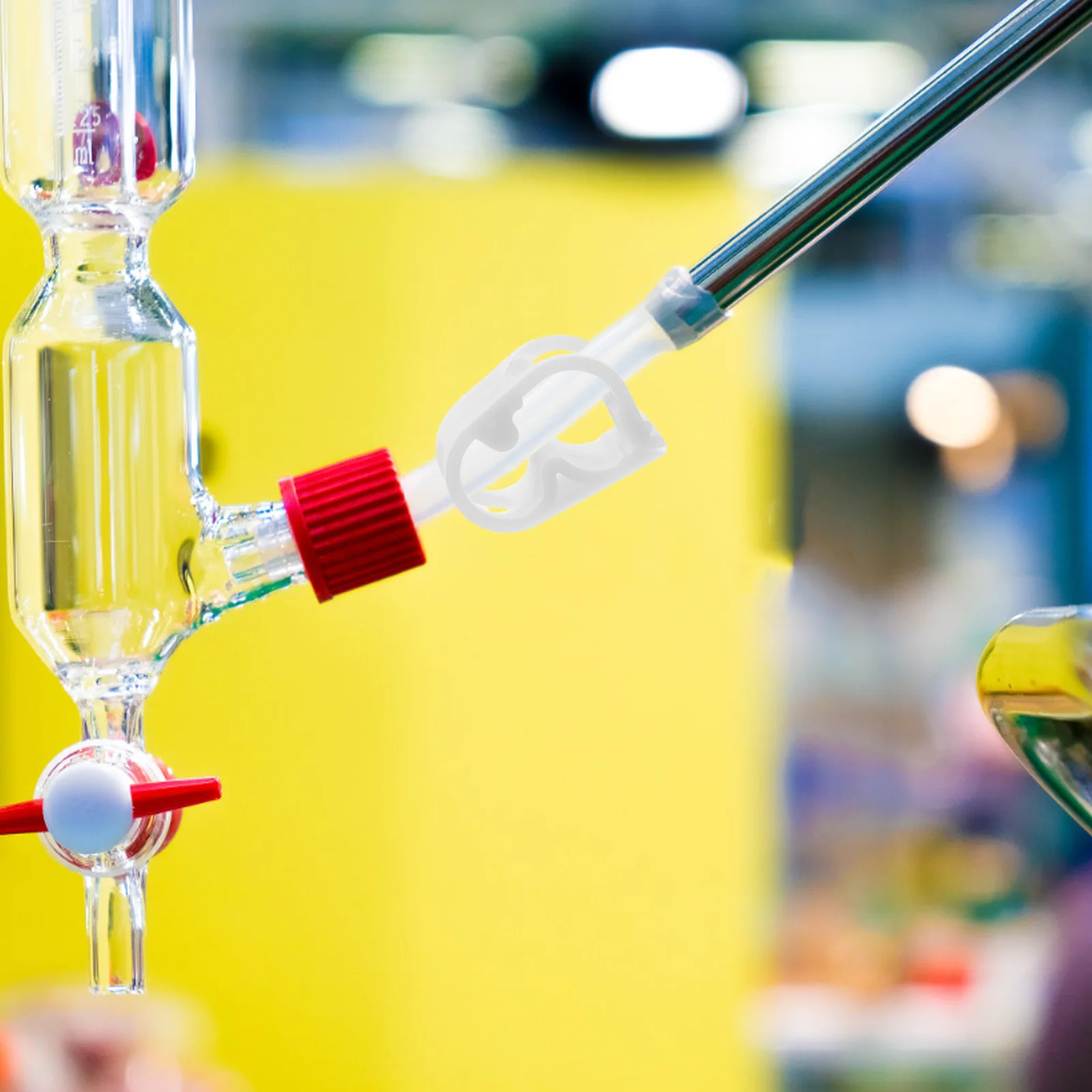 

20 Pcs Flow Control Tube Clamp Hose Clamps Pinch Valve Shut off Lab Replacement Water Clip