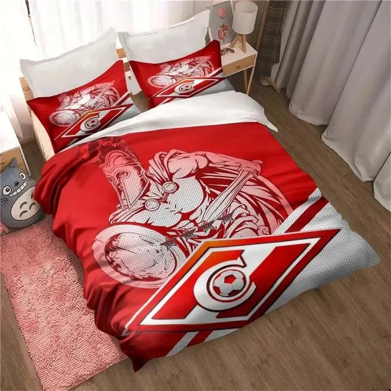 

Spartak Moscow Bedding Set Boys Girls Twin Queen Size Duvet Cover Pillowcase Bed Kids Adult Fashion Home Textileextile