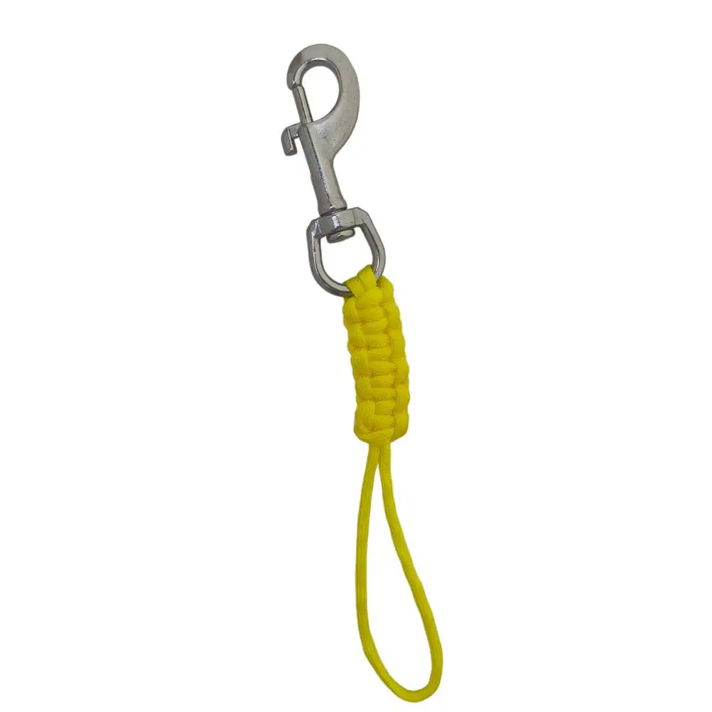 316 Edelstahl Tauch-Schwenkhaken Sicherheitsleine für Tauchgeräte BCD Anti-Verlust-Seil für Taschenlampe Kamera SMB Halterung – Detail 6