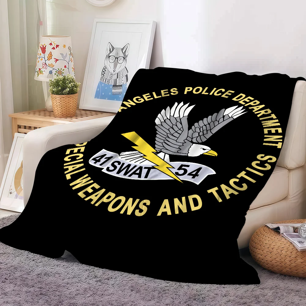 

TV Show SWAT Blanket Soft and Skin Friendly For Couch Bed Napping Bedspread All Seasons Comforter