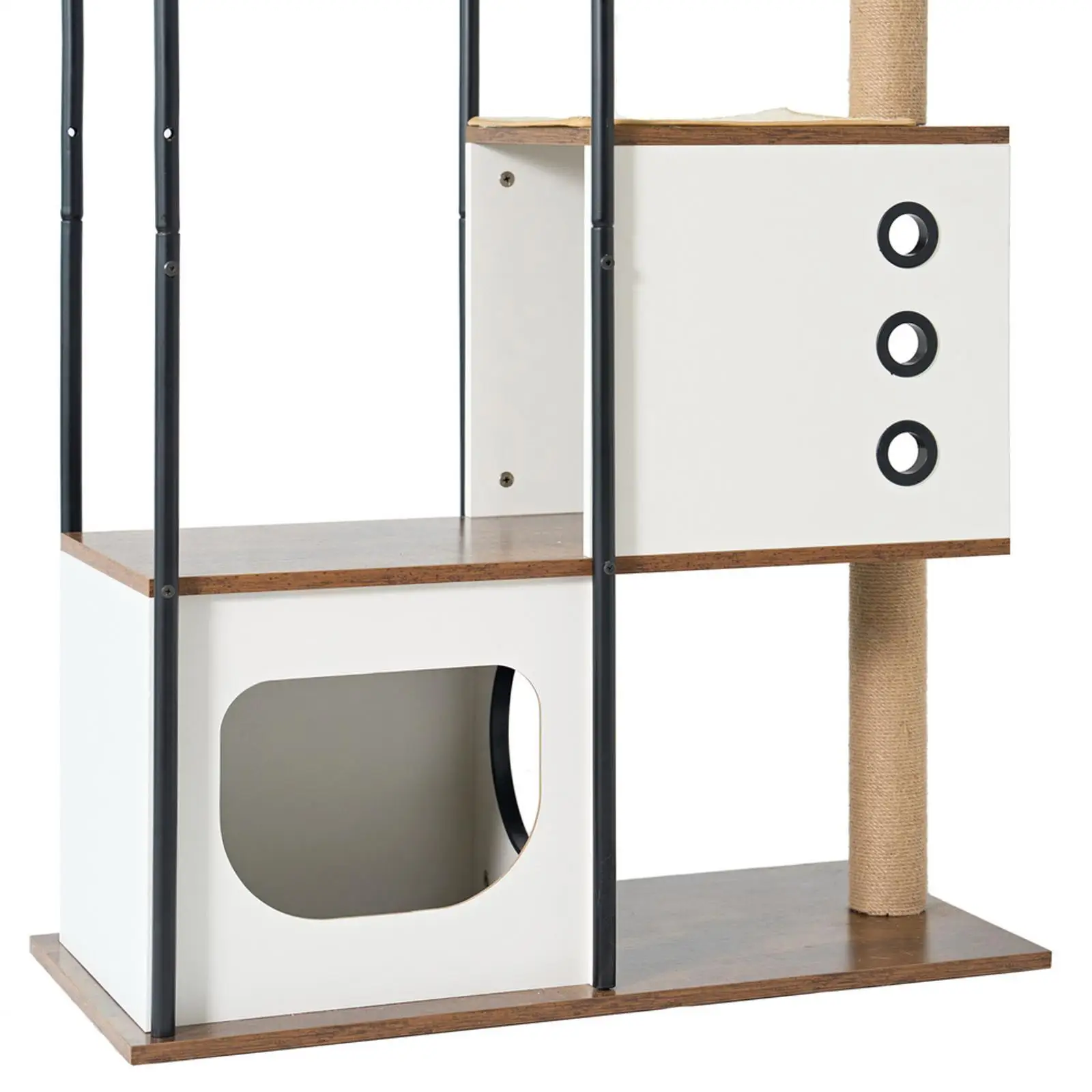 

cat climbing frame,Cat Tree,Modern , Multi-Level Cat Condo with 1