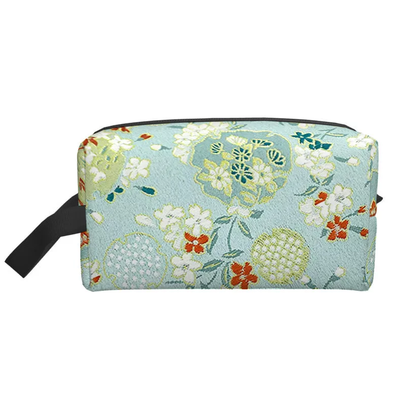 

Large Capacity Flower Element Makeup Bag Cartoon Handheld Layers Cosmetic Storage Bag Waterproof Travel Toiletry