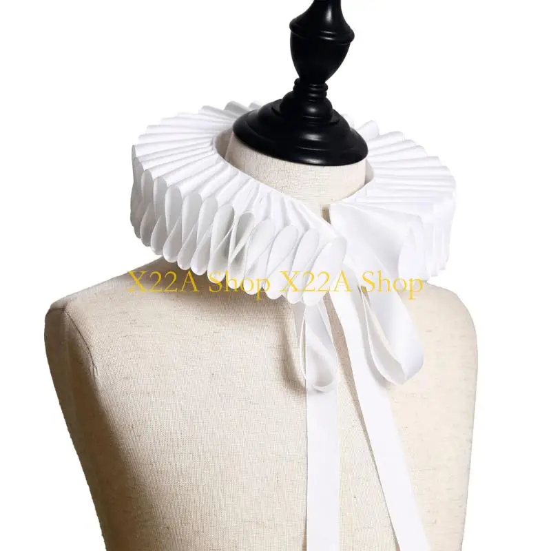 Unique Comfortable Ruff Collar Detachable Collar for Kids School Stage Performances