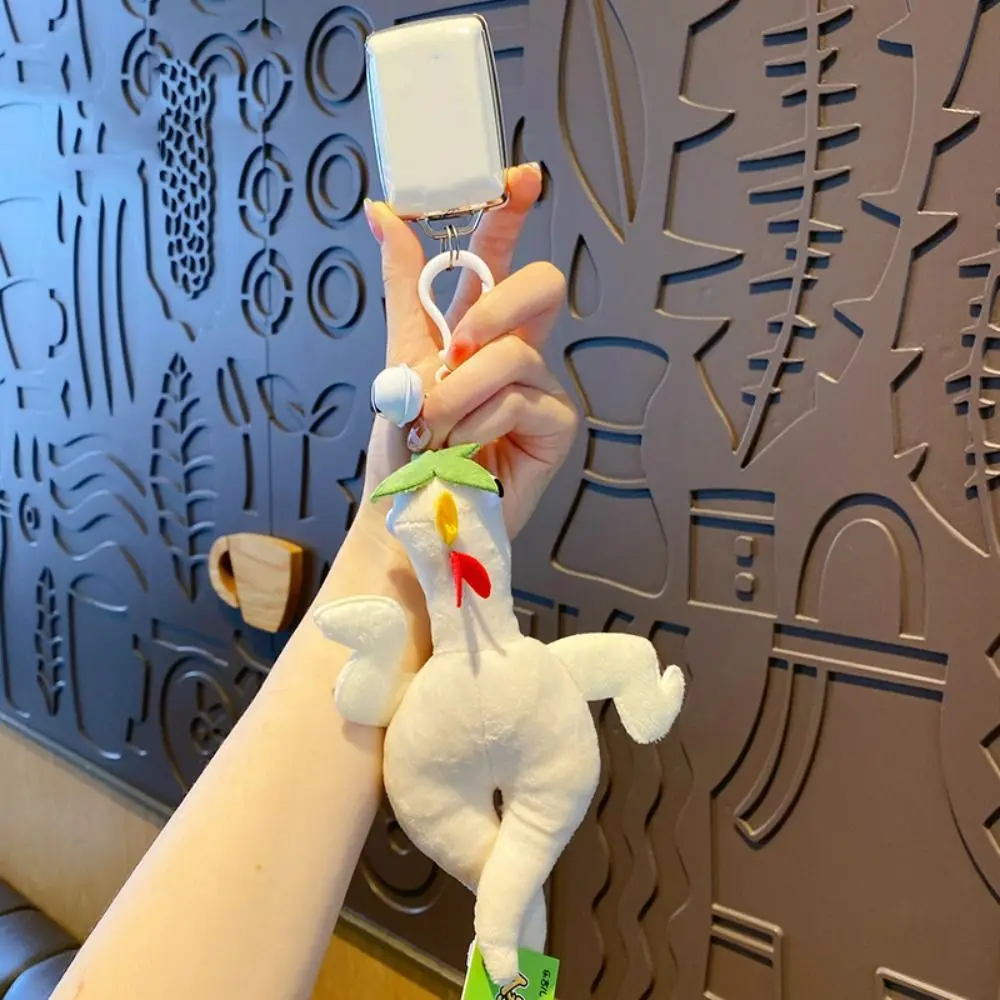 Gefüllter Ginseng-Schwanz aus Plüsch, weicher Cartoon-Ginseng-Schwanz, Plüsch-Anhänger, Tier, lustiger Ginseng-Schwanz, Plüsch-Schlüsselanhänger