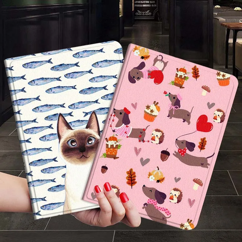 

Cute Cat and Dog Anime For Samsung Galaxy Tab S7 S8 S9 S10 FE Plus 12.4 13.1 Inch Tablet Case