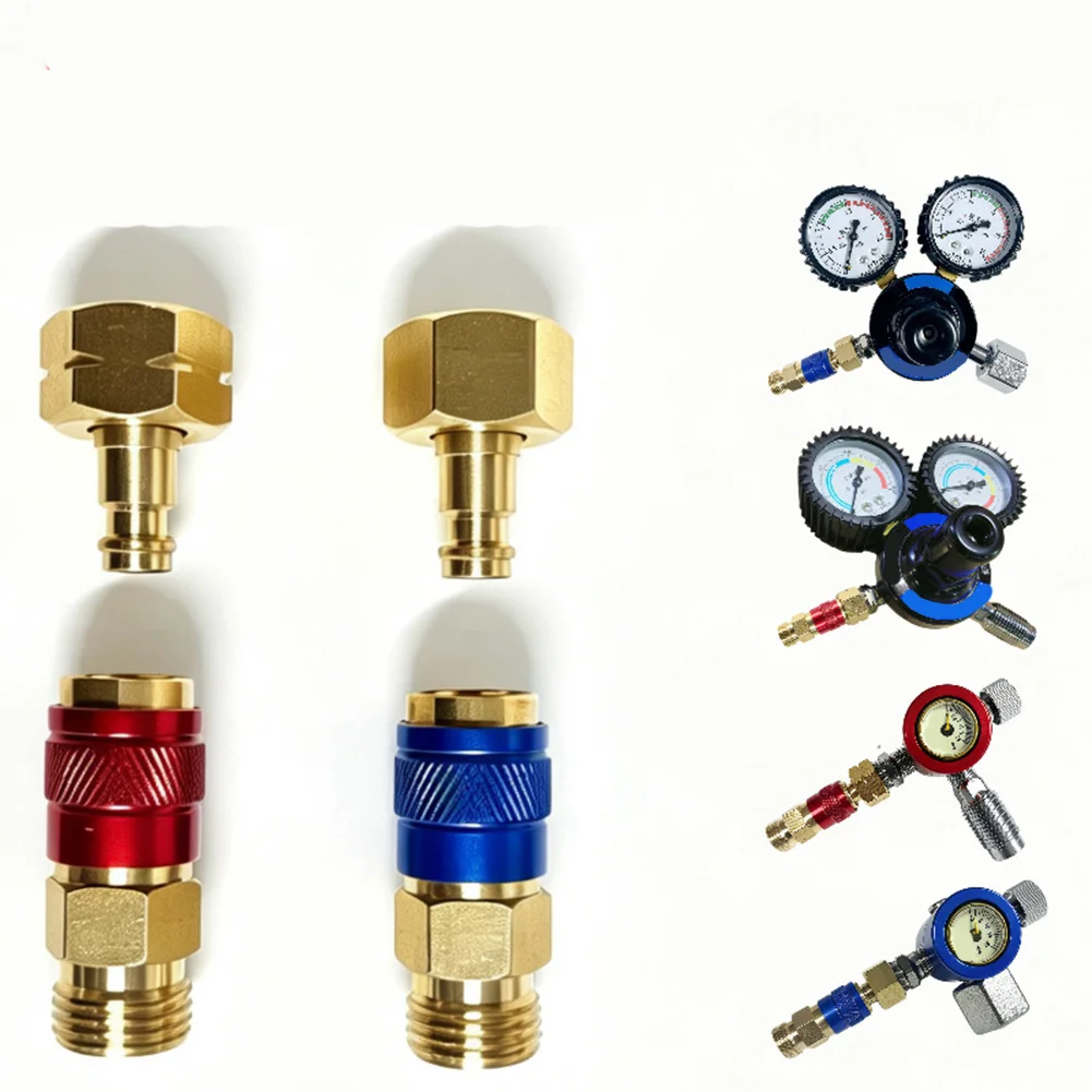 Brass Quick Connect Coupler Set For Safe Efficient Gas Operations Hose Fitting For Oxygen Acetylene And Propane