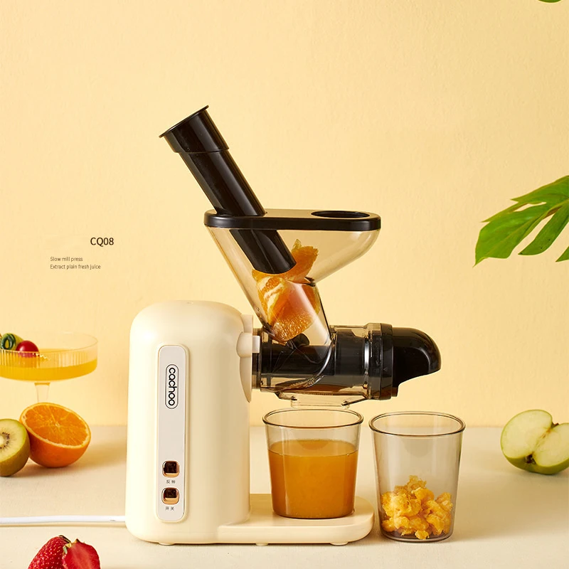 

Slow Electric Juicer Multifunction Fruit Vegetable Screw Cold Press Extractor Automatic Squeezer Citrus Juicer Portable Blender