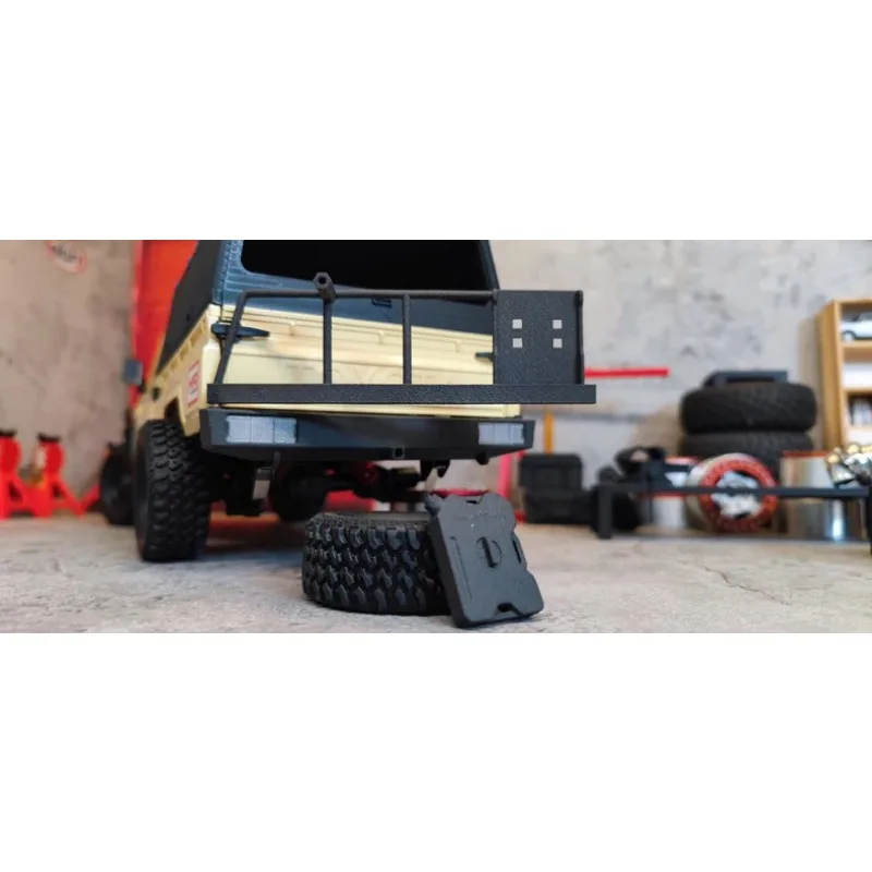 

Задний бампер в стиле ARB с креплением для запасного колеса для радиоуправляемой модели Toyota Land Cruiser 1/12, аксессуары для прямой установки