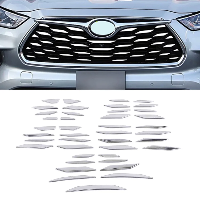 For Toyota Highlander Kluger XU70 2020 2021 2022 Accessories Net Grille Insect NetWater Tank Insect Insect-proof Sandstone Cover