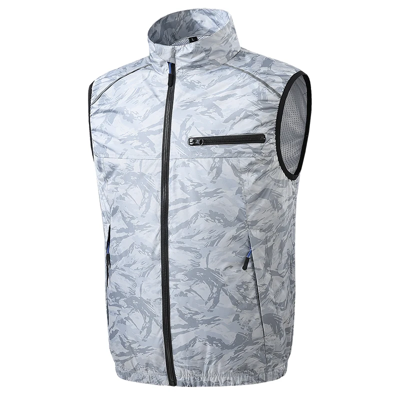 Summer Air-Conditioning Workwear with Fan Cooling, Outdoor Temperature-Reducing Breathable Vest