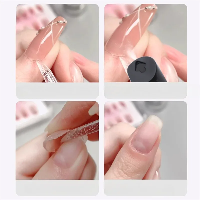 Het dragen van nagellakremover Nail Art Solid Patch Nagellakremover Snelle verwijderaar Geen schade aan de nagels en geen residu