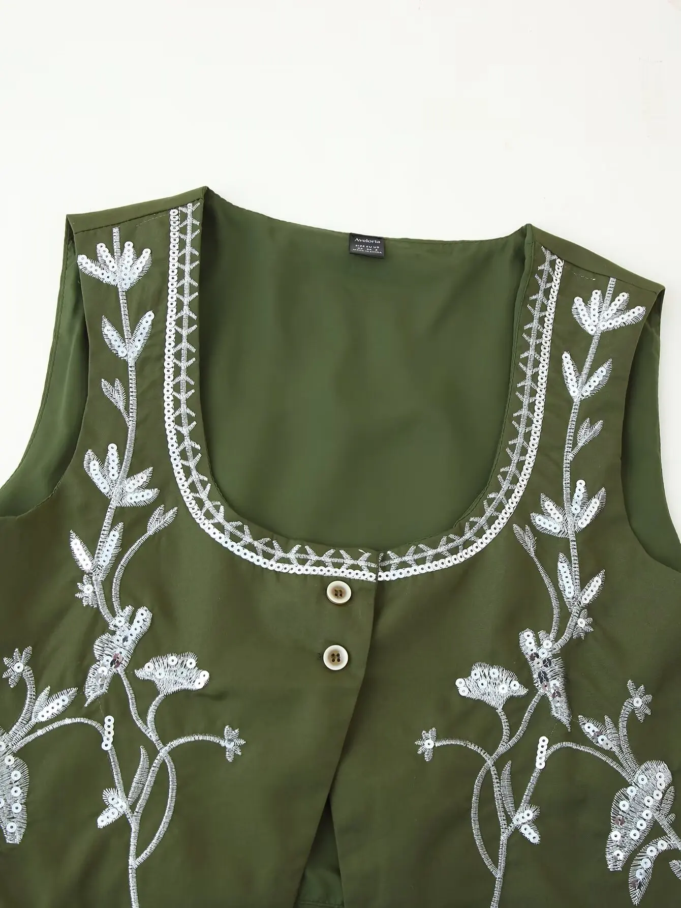 Nuevo traje étnico de falda bordada con lentejuelas pesadas para mujer o chaleco informal para ir al trabajo Falda plisada Vertical para mujer
