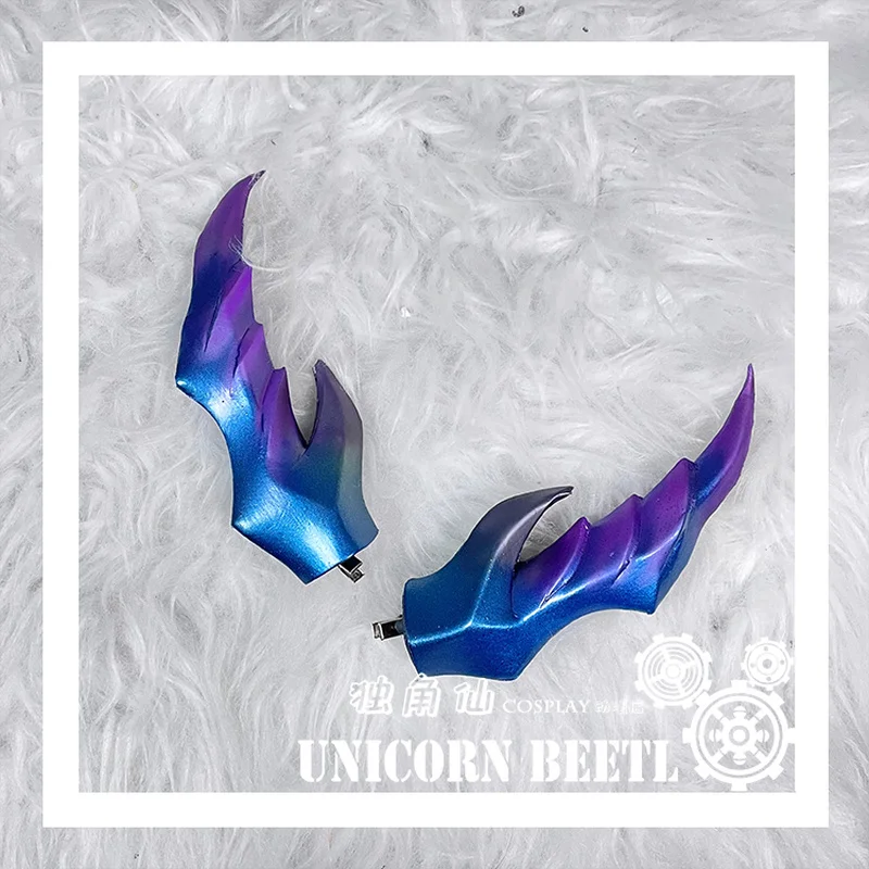 

Game LOL Yone Spirit Blossom Horn Headwear Halloween Carnival Fancy Party Cosplay Props Birthday Gifts