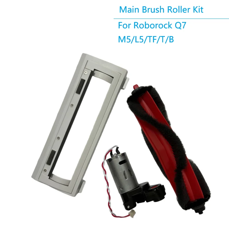 Original Main Brush Roller Kit Brusg Cover Motor for Roborock Q8+/Q7T/TF/Q7 M5/Q7B/Q7 BF/Q7L5 Robot Vacuum Cleaner Parts