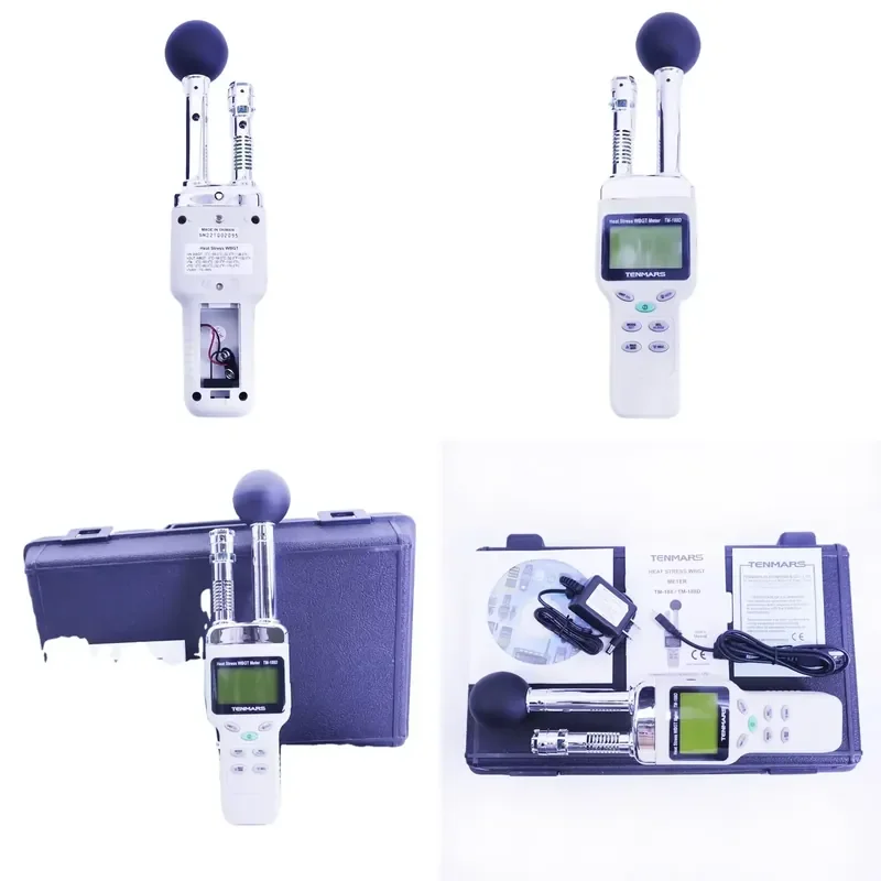 Brand for Tenmars TM-188 Heat Stress WBGT Meter Measurement for Temperature, Humidity, and Direct or Radiant, Sunlight