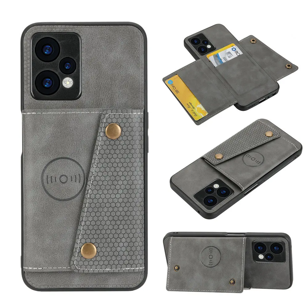 Realme 10 Pro PLUS C25S C25 C12 Case Flip Leather Wallet Card Slots Pocket Holder Back Cover For Realme10 PRO+ Phone Funda Cases