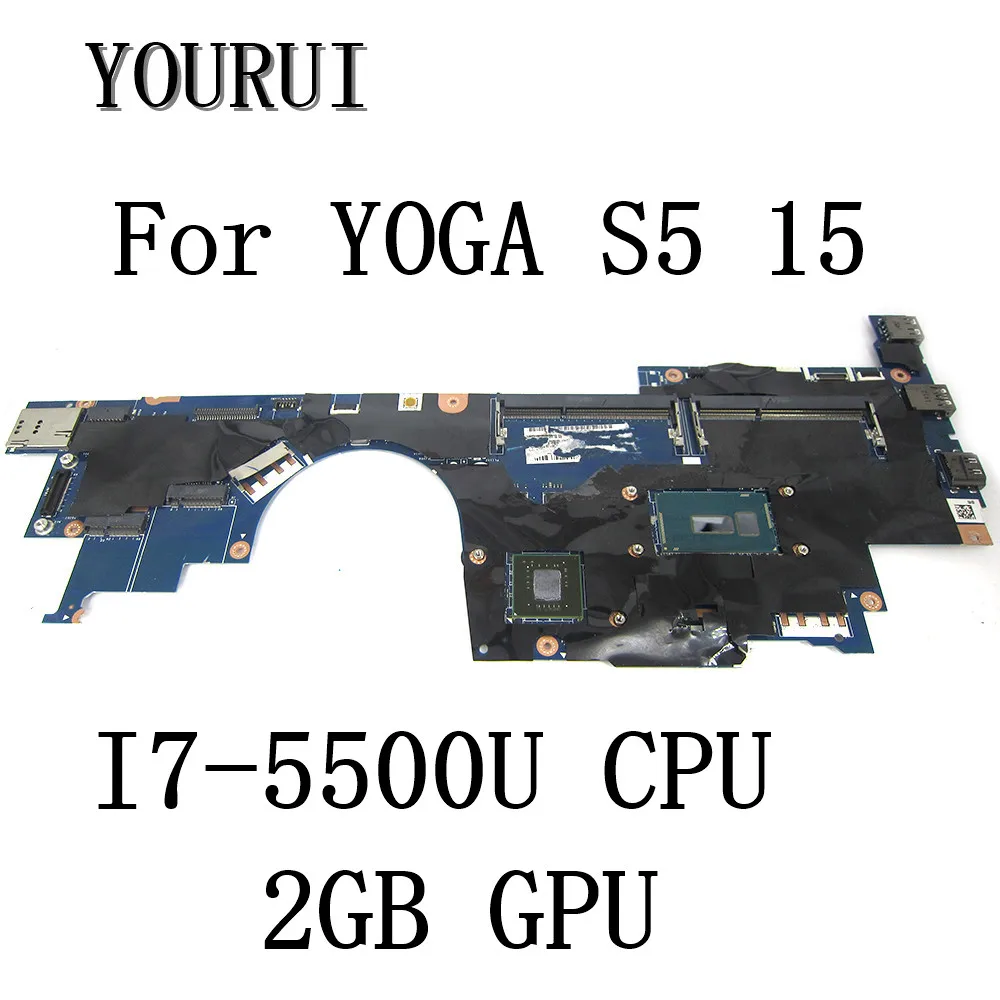 

LA-B591P For lenovo Thinkpad Yoga S5 15 Yoga 15 Laptop Motherboard with I7-5500U CPU 2GB GPU Mainboard