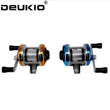 2024 New Mini Winter Ice Fishing Wheel Double Rocker Arm corpo principale in metallo con produttori di linee all'ingrosso
