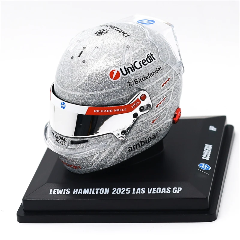 1:5 SCUDERIA FERRARI HP 2025 LAS VEGAS GP LEWIS HAMILTON helmet model