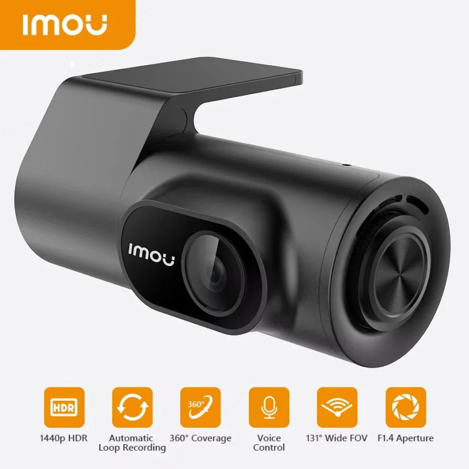 

IMOU T400 Dash Cam 4MP Car DVR Video Recorder Night Vision Voice Control WiFi Dashcam 24H Car Camera DVR Recorder